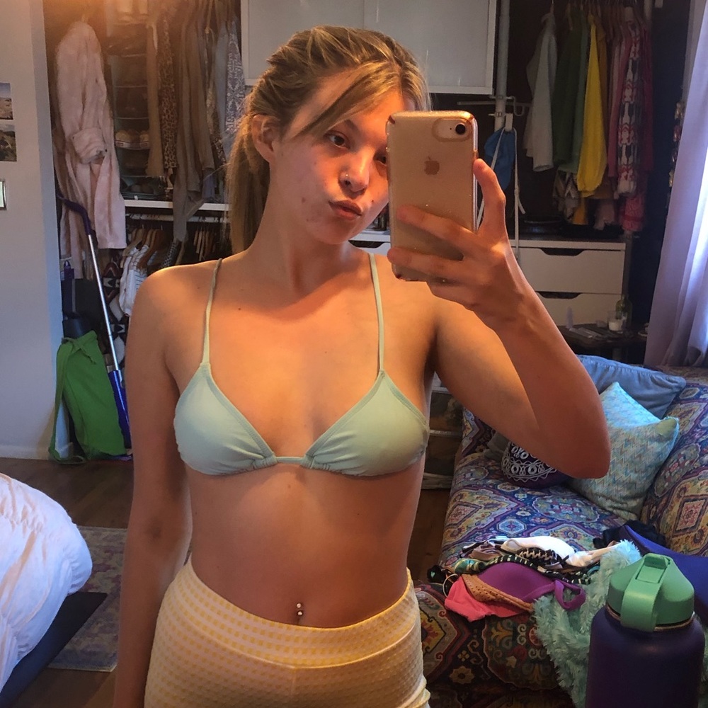 Baby Blue San Lorenzo Bikini Top